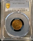 1906 Indian Head Cent PCGS MS63 BN
