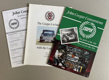 John Cooper Conversions brochures Rover classic Mini 998 and 1275cc