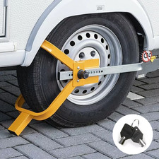 PKW Parkkralle Radkralle Diebstahlsicherung Wegfahrsperre Wohnwagen Anhänger New