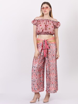 Women Thai Fisherman Boho Palazzo Wide Leg Yoga Tie Wrap