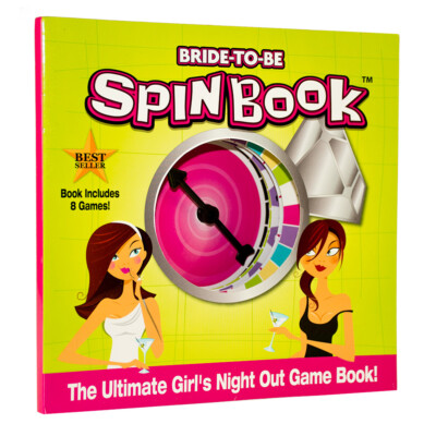 Bride to Be Spin Buch | Junggesellinnenabschied Spiel Junggesellinnenabschied oder Mädelsabend