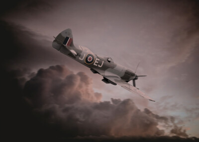Spitfire mk FR XIV MV268 JE-J 2019 Leinwandbilder versch. Größen versandkostenfrei 