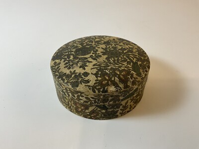 Vintage Paper Mache Floral Alcohol Proof Japan Coaster Set Of 7