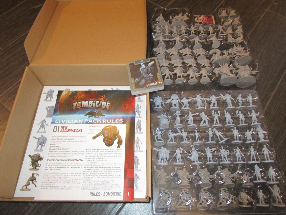 NEW Zombicide Invader Civilian Extras Stretch Goals Kickstarter