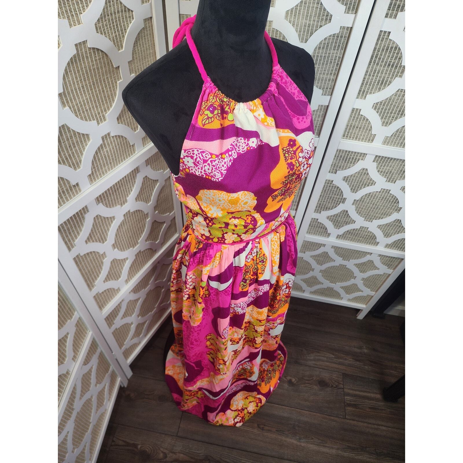 Alice Of California Vintage Dress Sz Small image 2