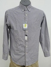 Daniel Cremieux Lightweight Oxford Beige Checked L/S Men's Shirt NWT 69.50 M L