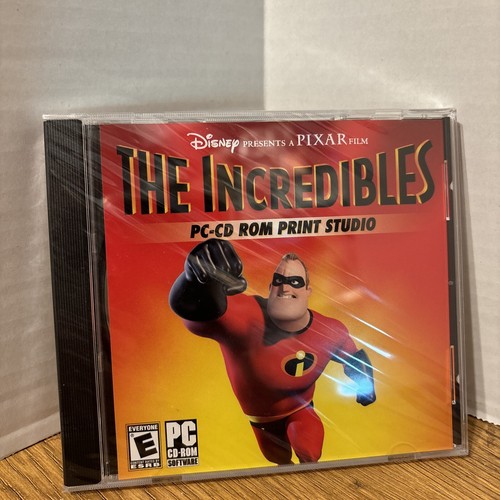 Disney Pixar The Incredibles PC CD-ROM Print Studio Rated E Everyone NIP - Picture 4 of 8