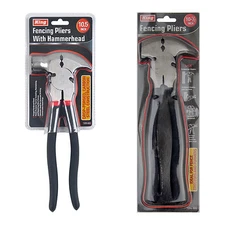 New KING 10.5" Heavy Duty FENCING PLIERS w/ Hammer Head, Multi Functions Tool