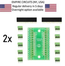 2x Nano Terminal Adapter for Arduino Nano V3.0 AVR ATMEGA328P-AU Module Board