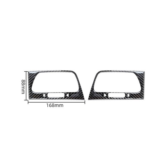 2Pcs Carbon Fiber Front Side Air Outlet Cover Trim For Honda CRV CR-V 2012-2014 - Picture 5 of 12