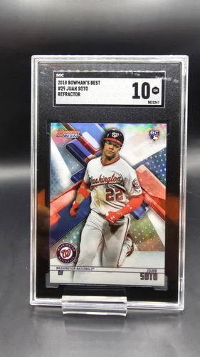 2018 Bowman's Best - Juan Soto Refractor #29 Rookie SGC 10!! 