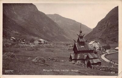 Norway - LAERDAL - Borgund Kirke - Publ. Mittet & Co 424