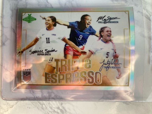 2024 Parkside USWNT Triple Espresso Sophia Smith Mallory Swanson Trinity Rodman