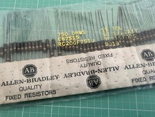 allen bradley resistors 750 Ohm 1/2 W %5 (50 PCs)