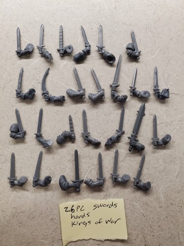 Kings of War Fantasy Bits Weapons Heads Lots Pick One Resin Wargame Miniatures - Picture 12 of 16