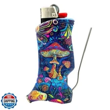 Toker Poker - Bic Lighter Case Multi Tool, Night Time Design, All Inclusive T