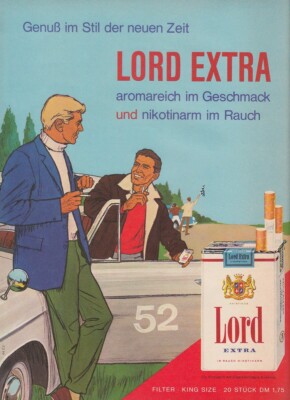 Lord Extra - Reklame Werbeanzeige Original-Werbung 1964 (1) Autorallye