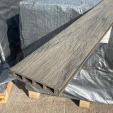 🔥 NW Composite Driftwood Grey Composite Decking Boards 3660mm | FREE Fixings