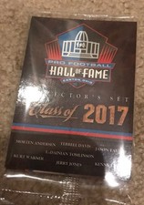 Nfl Panini Hall Of Fame Class of 2017 Draft Party Giveaway Football Cards Set