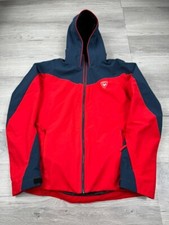 Rossignol Jacket Womens 16 Blue Red Ski Skiing Hooded Full Zip Colorblock France
