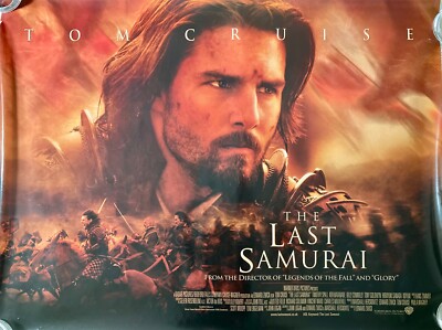 The Last Samurai Original DS 2003 Movie Quad Poster Tom