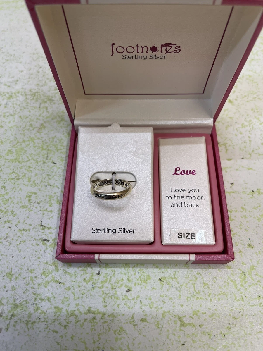 Footnotes sterling silver rings hotsell
