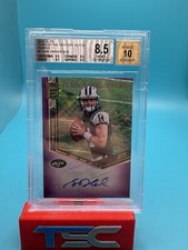 2018 Elite Sam Darnold Turn of the Century Purple Auto /25 BGS 8.5