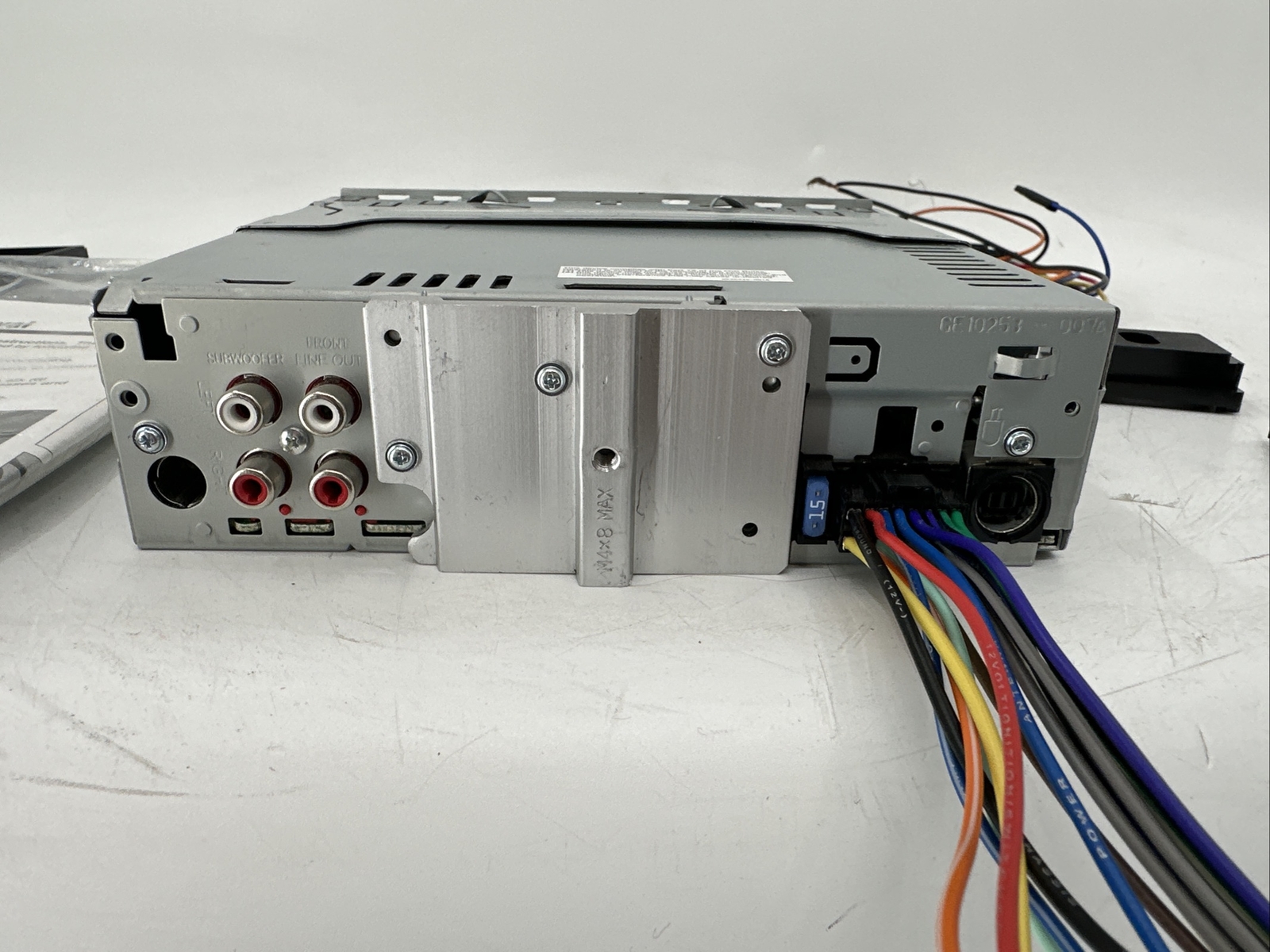 JVC CD Player Car Audio KD-HDR60 1DIN USB HD Sat Radio Ready MP3 - EB-11995