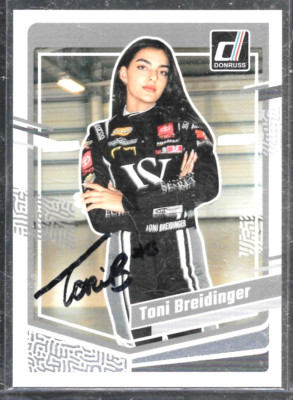 TONI BREIDINGER signed auto 2024 DONRUSS #10 card NASCAR ARCA CARD - 3