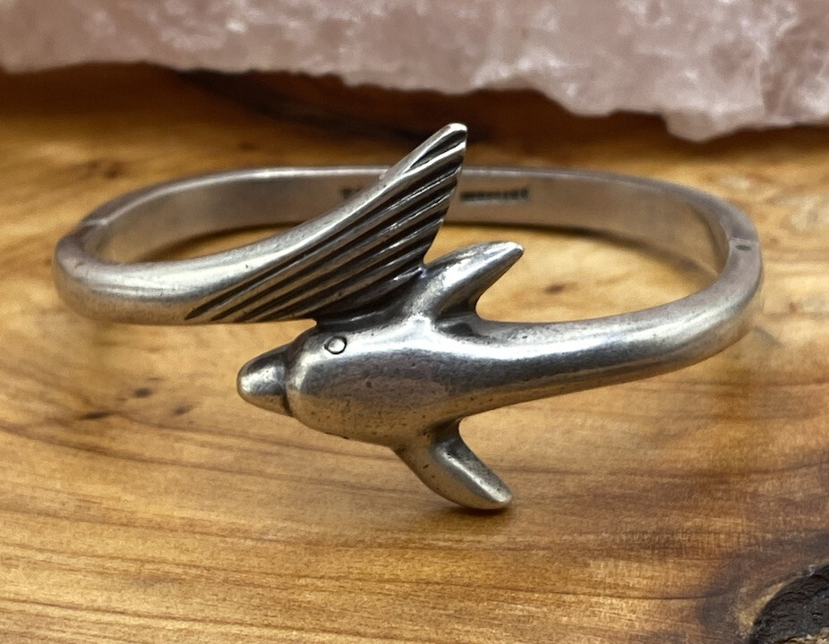 TAXCO MEXICO STERLING SILVER DOLPHIN BANGLE BRACELET | eBay