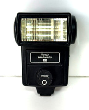 VTG Vivitar Auto Thyristor 283 Shoe Mount Electronic Flash Black for 35mm Camera