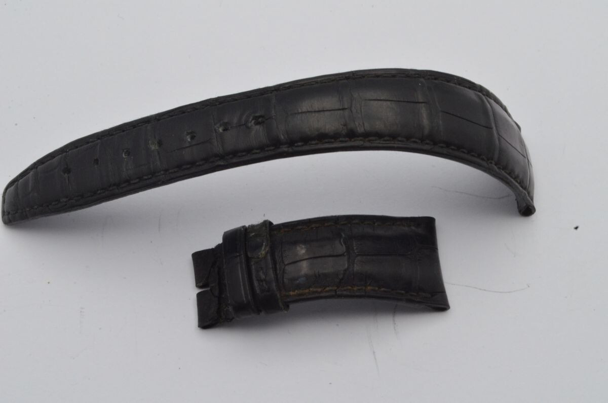 IWC Leather Strap For Pilot Watch 22Mm For Buckle 18Mm Pilot Watch Black3