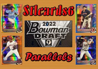 2022 BOWMAN DRAFT 1ST EDITION PARALLELS [SKY BLUE, BLUE, YELLOW, GOLD]
