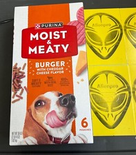 Purina Moist  Meaty Dry Dog Food, Burger with Cheddar Cheese Flavor 2 LB 4 oz
