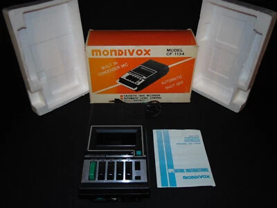 Magnetophone Lecteur Cassette / Mondivox CF-1134 / A Restaurer !!!!!! - Photo 1/4