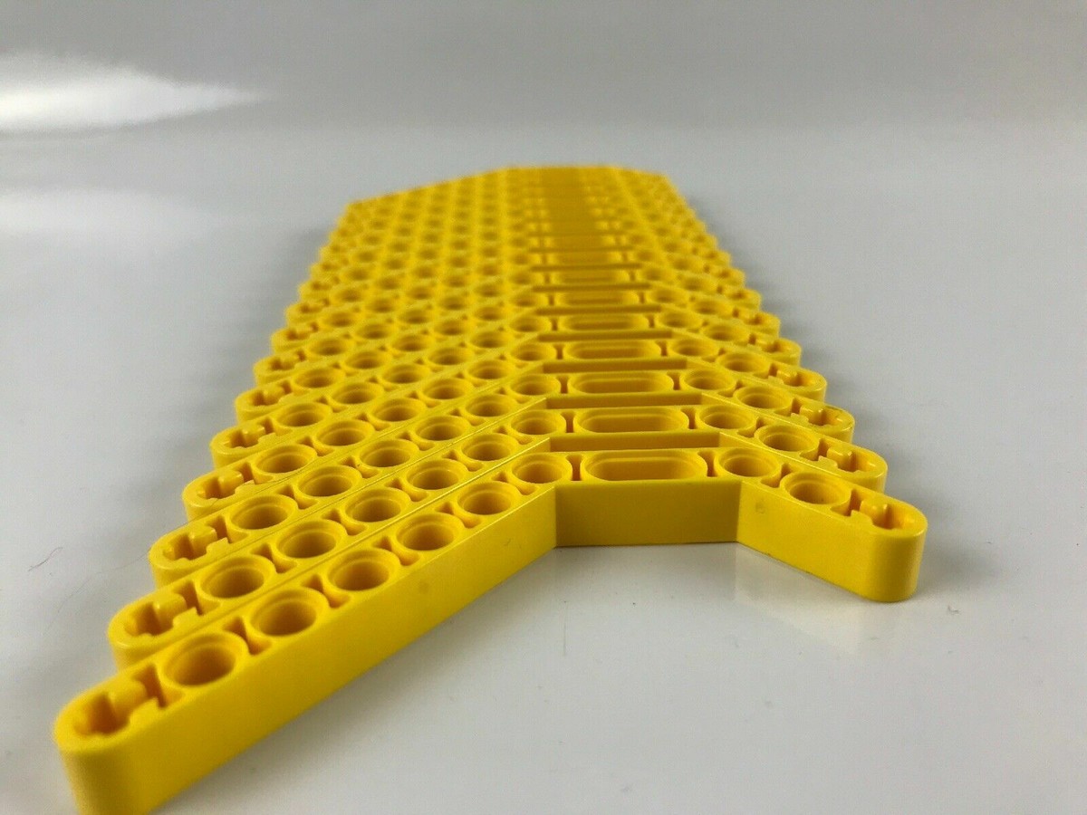 LEGO YELLOW Lot 15 Technic Liftarm 1 x 11.5 Double Bent Thick