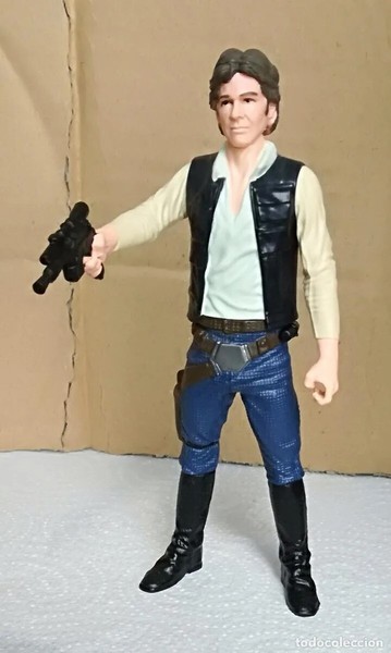 Figura Star Wars: Han Solo, con pistola blaster - 14 cm de alto