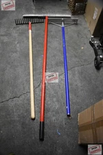 NO SHIPPING Marshalltown Placer - 32" Asphalt Lute -18" Heavy Duty Rake SET OF 3