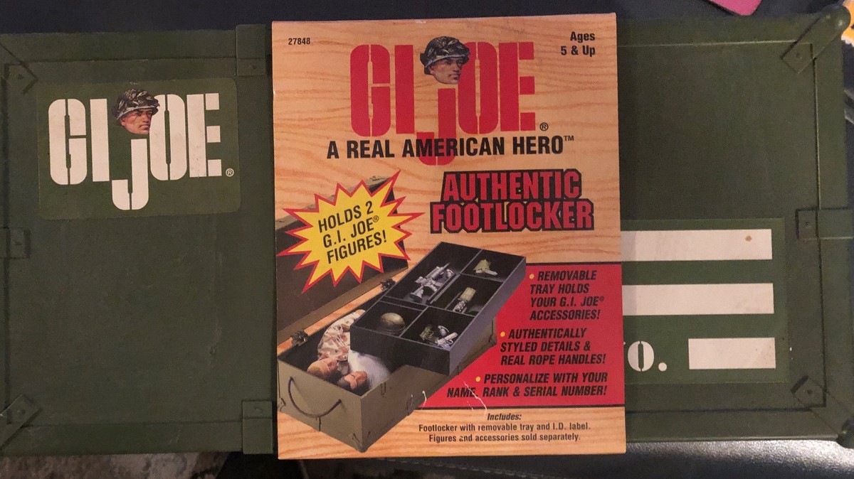 G.I. Joe A Real American Hero Authentic Footlocker Hasbro