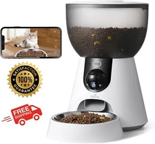 iPettie F4-C Smart Automatic Pet Feeder with 160° Wide-Angle Camera, 5G WiFi