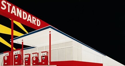 Ed Ruscha/Standard Station Amarillo Texas/Leinwanddruck/Kunst/Wohndeko/Neu/Geschenk/