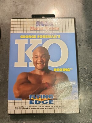 George Foreman's KO Boxing - SEGA Master System MS - Komplett
