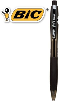Schwarz Biro Stifte BIC Stifte Bu3 schwarz Biro einziehbar 1,0 Spitze Schreibpapier
