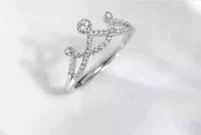 1.20Ct Lab-Created Diamond Women's Wedding Ring 14k White Gold Plated Round Cut