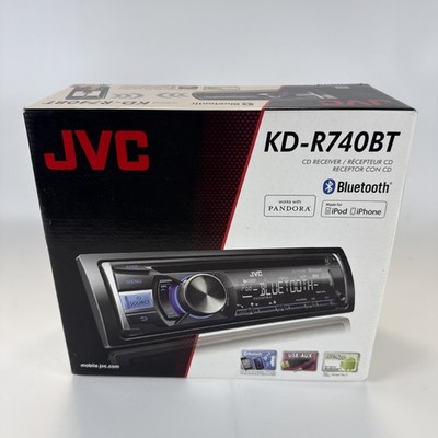 JVC Car Audio CD In-Dash Receiver Unit Model: KD-R740BT Brand New