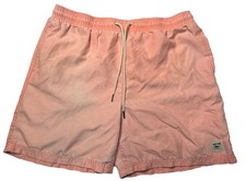 Spicy Tuna Swim Trunks Mens XL Pink 6 Inseam Drawstring Board Shorts