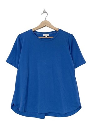 MILANO T-Shirt Damen Shirt Gr. DE 34 blau Casual-Look