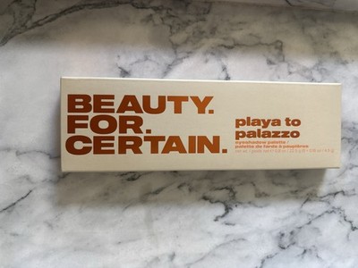 Beauty For Certain Playa to Palazzo Eyeshadow Palette ~ Full Size 0.8 oz ~ NIB