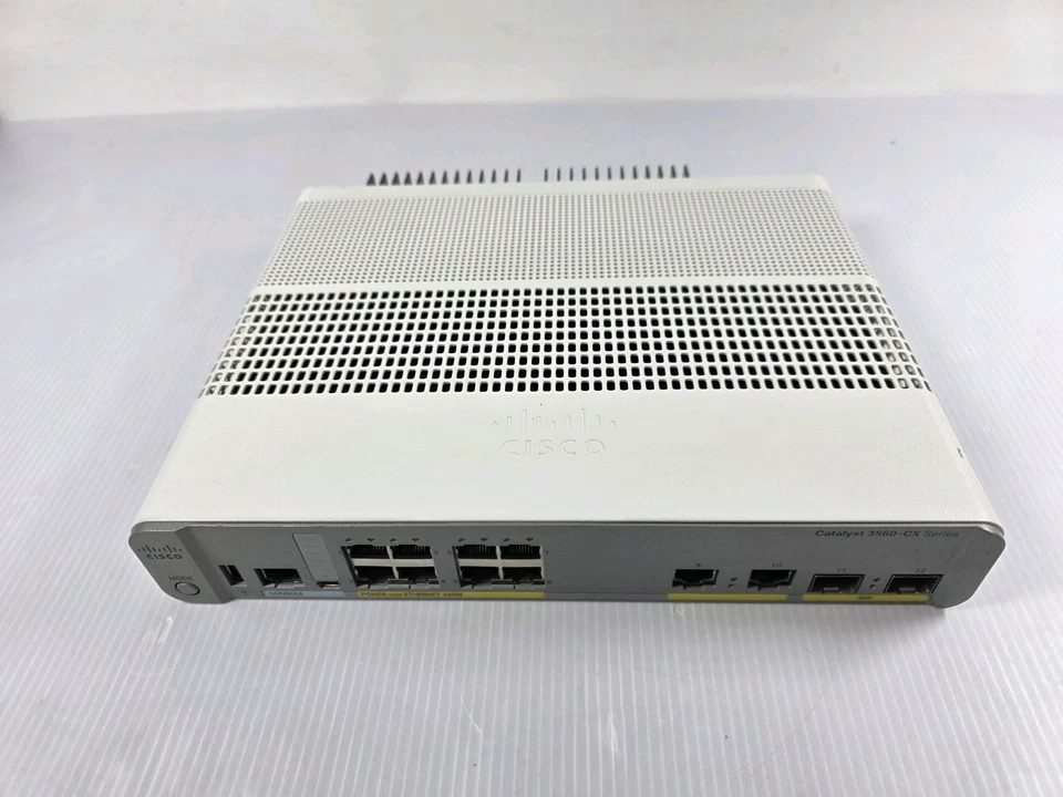 Cisco Switch WS-C3560CX-8PC-S Cisco 3560-CX 8-Port Ethernet Switch - Image 2 of 4