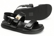 Women's Open Toe Flat Sandals Fashion One Band Summer Vacation Walking Sandals